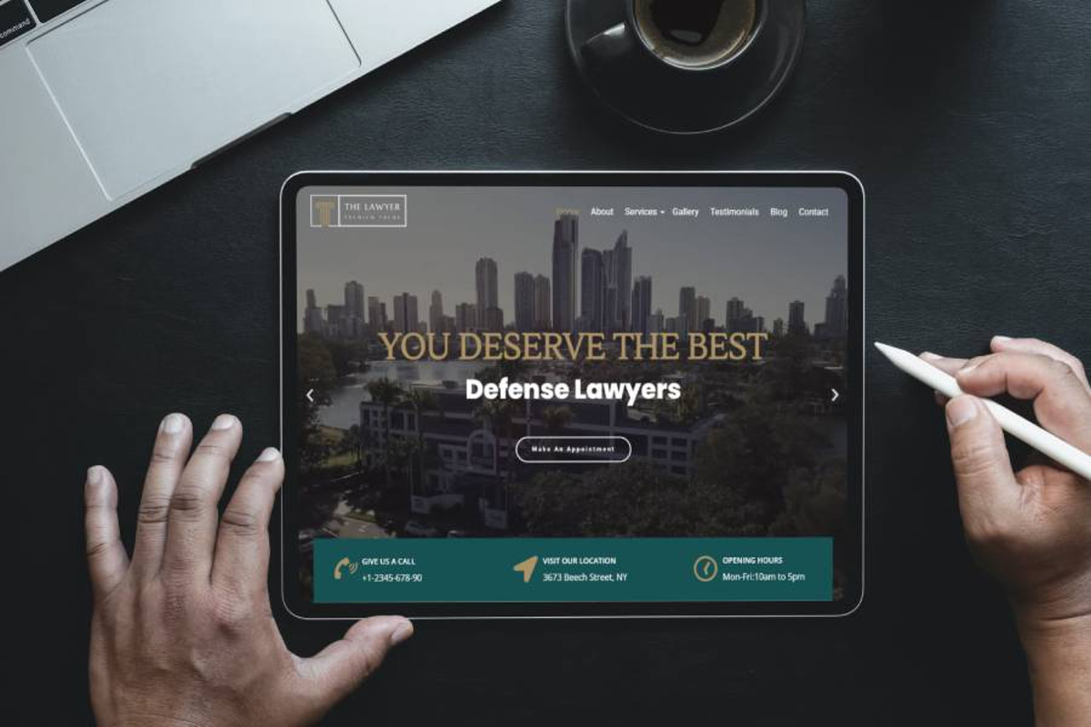 The Lawyer WordPress Theme - Website Template For Lawyers and Attorneys preview 3