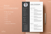 Modern Resume Template for Word, a Resume Template by MAM Design (Thumbnail 6 of 10)