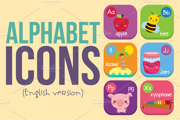 Alphabet Icons