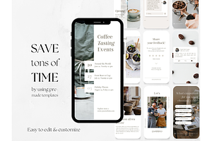 65 Cafe Or Bakery Story Templates