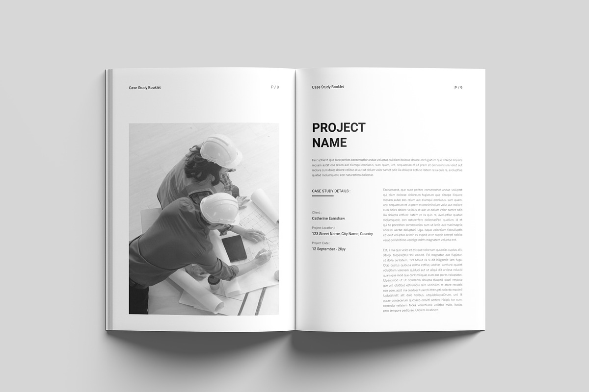 Case Study Booklet Template, a Design Template by RusenoelType (Photo 5 of 9)