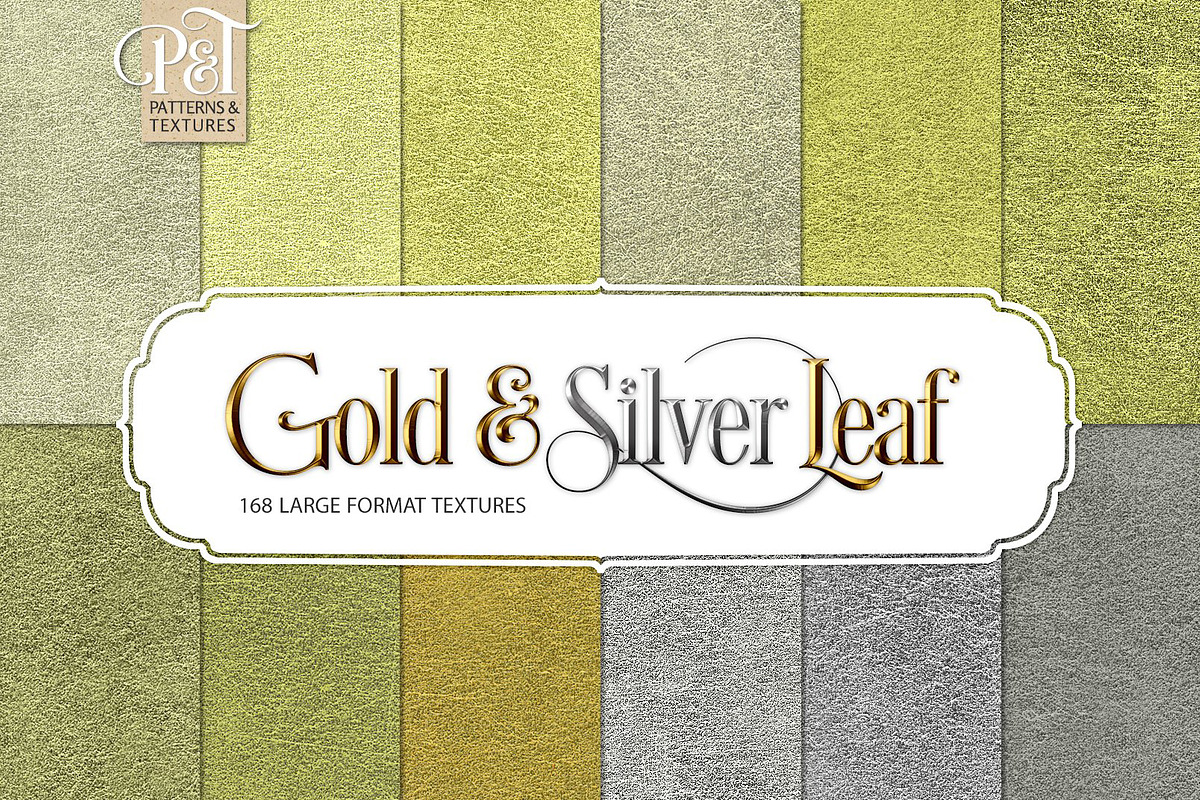 Gold & Silver Leaf, a Texture Graphic by Patterns & Textures (Photo 1 of 16)