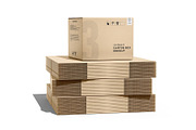 Carton Box Mockup Premium PSD Bundle, a Packaging Mockup by pixelmock (Thumbnail 12 of 18)