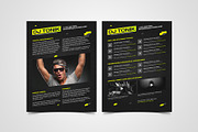 Dark DJ Press Kit / EPK Template, a Stationery Template by vinyljunkie (Thumbnail 3 of 5)