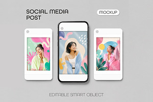 Instagram Social Media Post Mockup
