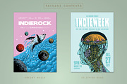 13 Hand Drawn Indie Music Flyers, a Flyer Template by ashenterprise (Thumbnail 2 of 16)