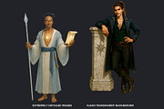Royal court characters clipart Set, a Person Illustration by ThatsDesignArt (Thumbnail 3 of 10)