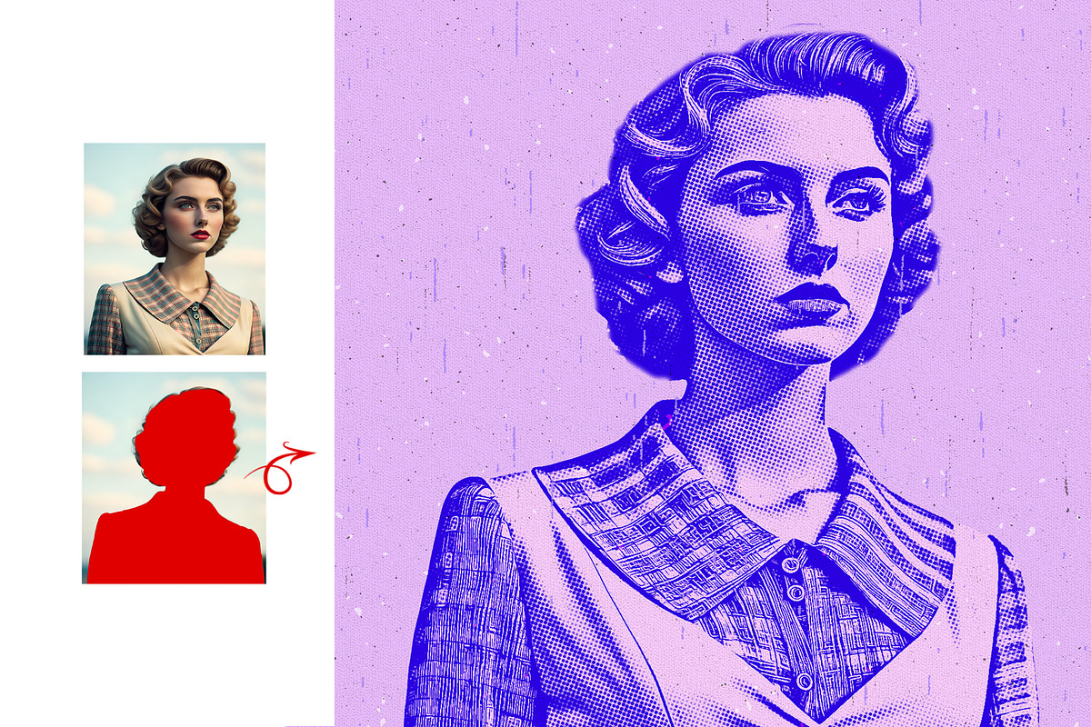 Advanced Comic Art Photoshop Action, an Action Add-On by MRI STUDIO (Photo 9 of 16)