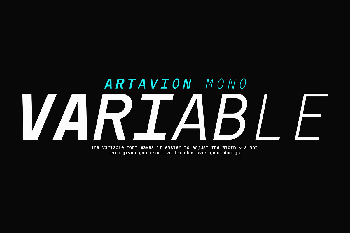 Artavion Mono - Monospace Typeface, a Sans Serif Font by Valentino Vergan (Photo 5 of 14)