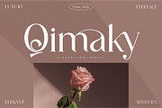 Qimaky _ elegant font beauty, a Serif Font by Penatic Studio (Thumbnail 1 of 10)