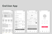 Foodo - Delivery Design Wireframe, a Wireframe Template by Capi Product (Thumbnail 7 of 9)