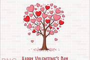 Heart Tree Clipart Bundle, a Graphic by crative8112 (Thumbnail 3 of 11)
