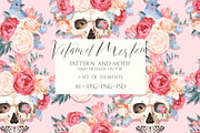 Vitam et Mortem, Pattern and Motif, a Pattern Graphic by GreyLilac (Thumbnail 1 of 6)