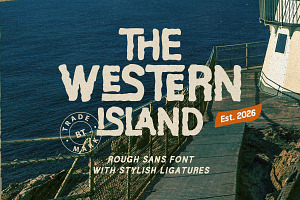 The Western Island - Ligature Font
