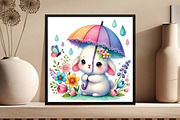 Watercolor Spring Animals Clipart, an Illustration by DreamCafeArt (Thumbnail 4 of 6)