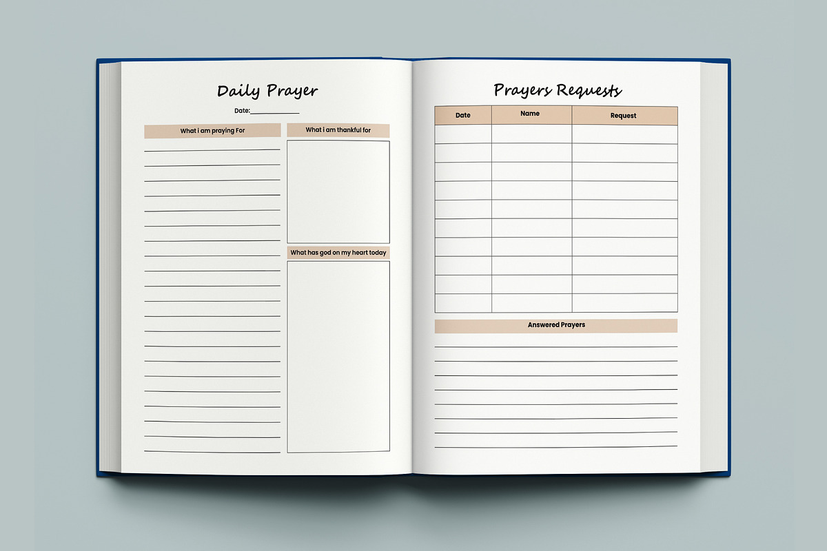 Gratitude & Prayer Journal Canva, a Stationery Template by Mustafiz (Photo 11 of 11)