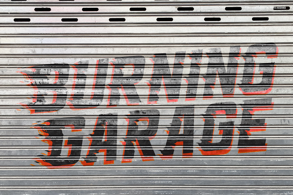 Heat Road | Racing Fire Font, a Font by Denustudios (Photo 7 of 12)