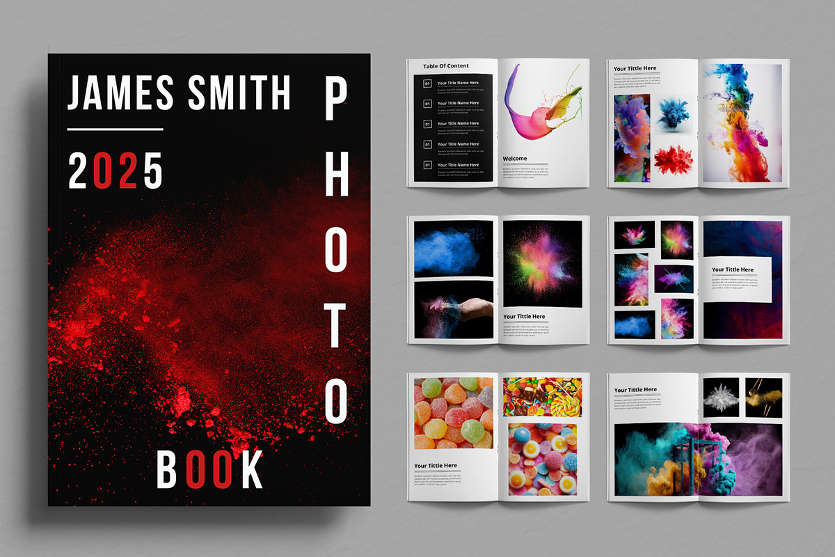 Photo Book Design Layout, a Magazine Template by ContestDesign (Photo 1 of 4)