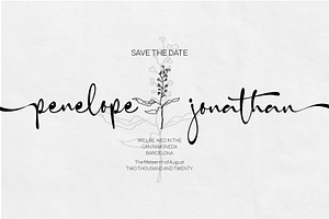 Jakarta - Natural Script Font