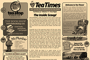 7 Newspaper Style Templates, a Flyer Template by Newspaper Templates (Thumbnail 4 of 9)