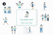 The Health Shift Illustration, an Object Graphic by Jump Studio (Thumbnail 1 of 12)