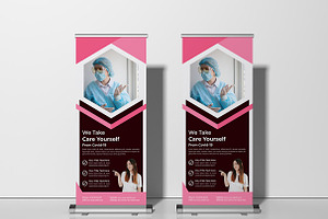 Creative Roll Up Banner Design