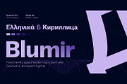 Blumir Font Family, a Sans Serif Font by Ridtype Foundry (Thumbnail 2 of 11)