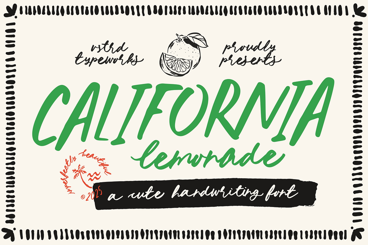California Lemonade - Cute Font, a Handwritten Font by VASTARD STUDIO (Photo 1 of 10)