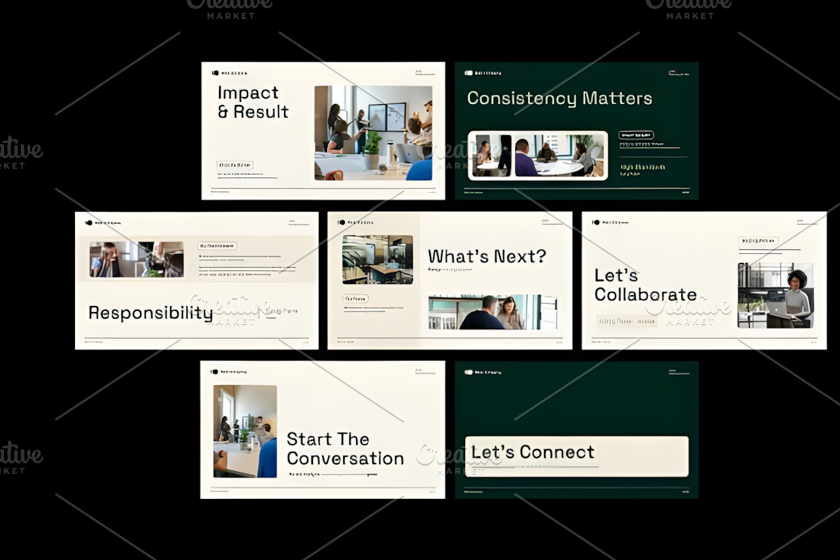 GRINI | Simple Company Profile PPT, a Presentation Template by Ink Gallery (Photo 4 of 4)
