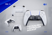 PS5 DualSense Controller set, a Product Mockup by OllStore (Thumbnail 1 of 13)
