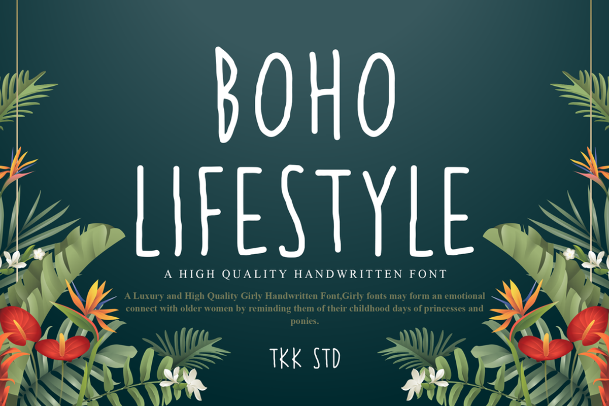 Girly Font Bundle - SALE, a Sans Serif Font by tokokoo (Photo 8 of 12)