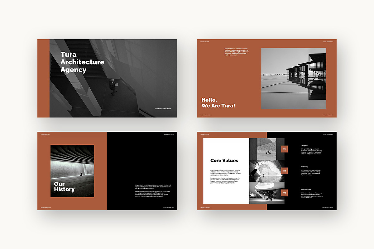 Tura : Architect Pitch Google Slides, a Presentation Template by Punkl Camp (Photo 2 of 9)