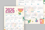2026 Wall Calendar, a Stationery Template by Neermana (Thumbnail 3 of 4)