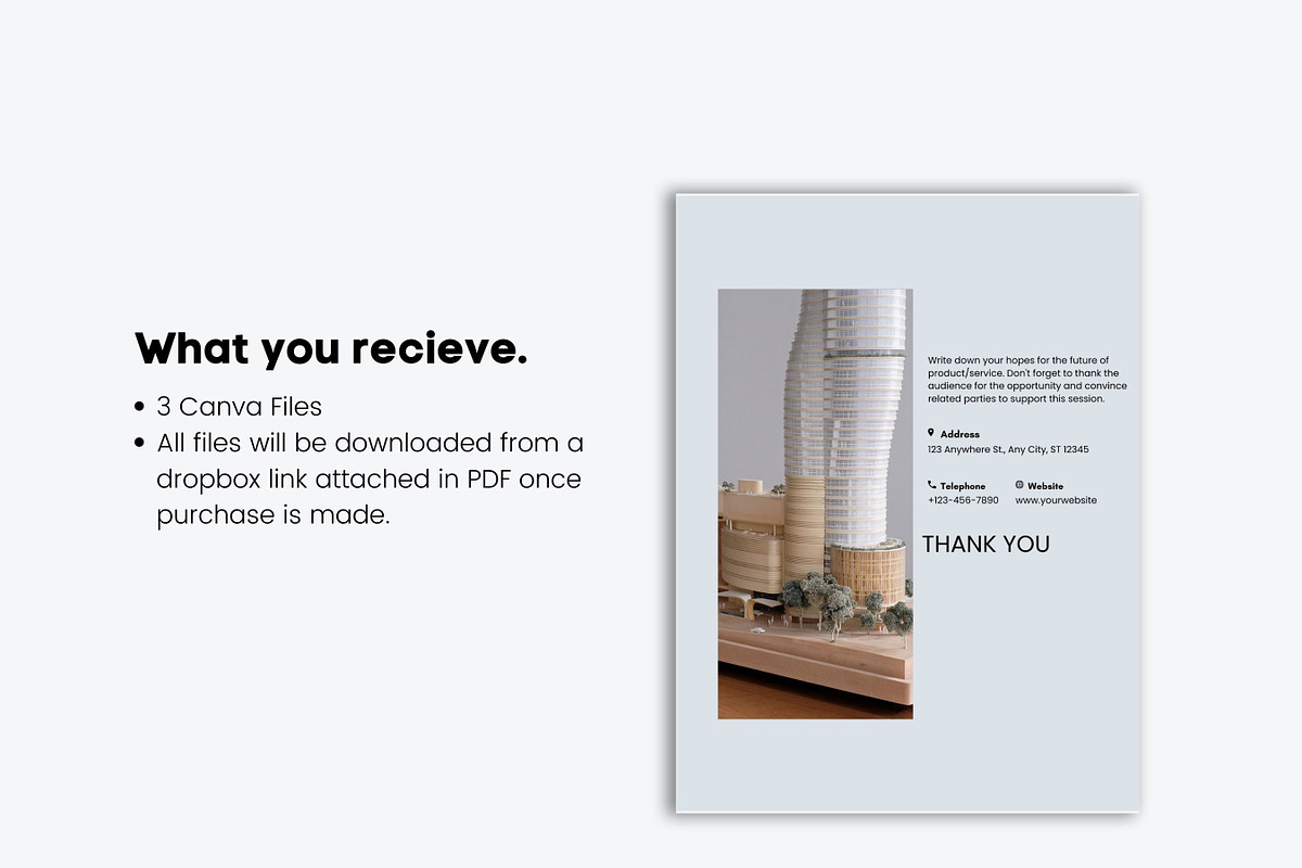 Architecture Portfolio Template, a Presentation Template by Templits (Photo 8 of 8)