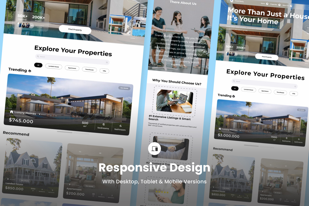 Grand Realty - Real Estate Landing, a Landing Page Template by twinstd (Photo 3 of 5)