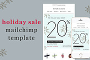 Holiday Sale Email Template, an Email Template by Edit & Go Templates (Thumbnail 1 of 5)