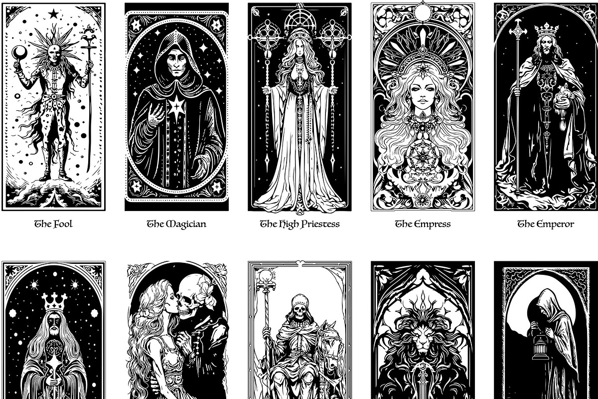 22 Tarot Patterns of Major Arcana, an Object Graphic by lynnn423 (Photo 4 of 8)