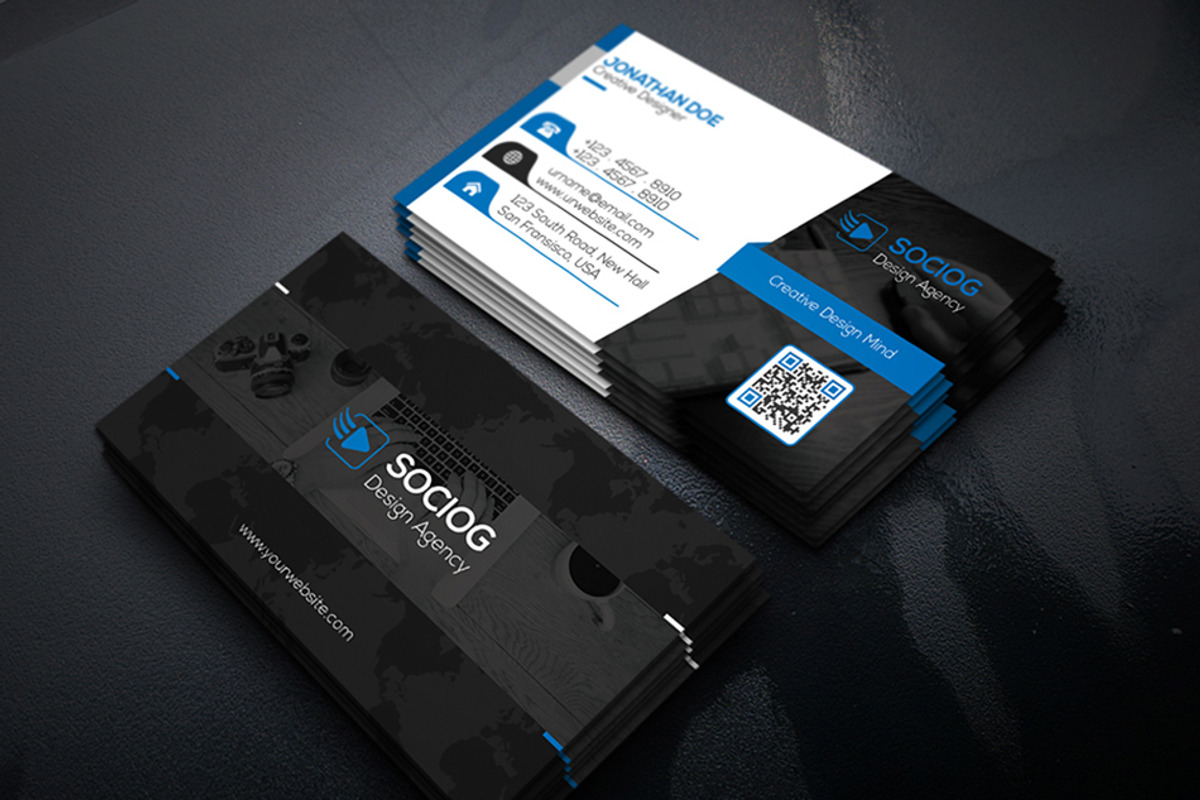 Elegant Creative Business Card - 28, a Business Card Template by Shapnochura Design Studio (Photo 2 of 4)