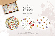 BLOOMING wildflowers of spring, a Seasonal Illustration by AleksaArt (Thumbnail 9 of 13)