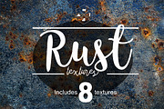 8 RUSTED METAL TEXTURES, a Texture Graphic by photo3idea (Thumbnail 6 of 9)