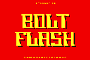 Bolt Flash Font