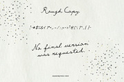 Rough Copy Handwritten Script, a Script Font by Mneme (Thumbnail 7 of 9)