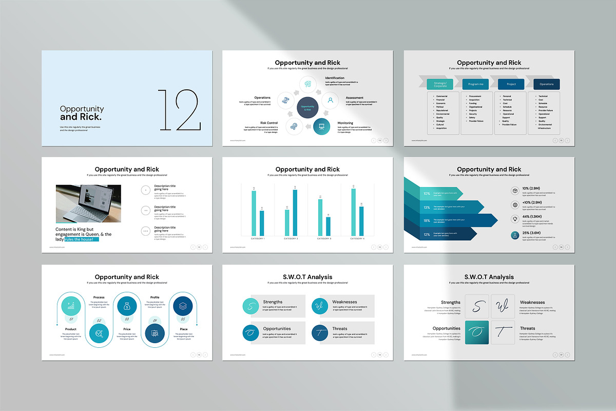 Business Plan PowerPoint Template, a Presentation Template by ...