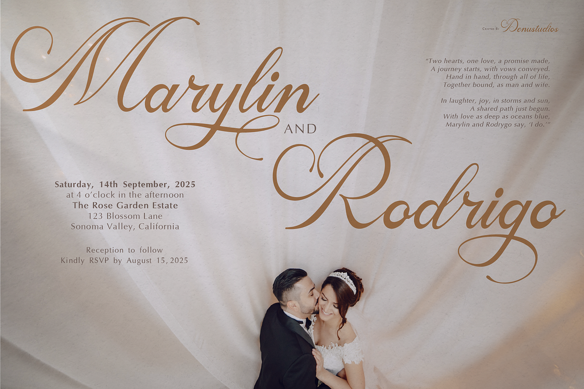 Mamylinus | Beautiful Calligraphy, a Serif Font by Denustudios (Photo 5 of 12)