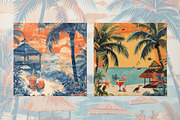 Retro Tiki Paradise, a Background Graphic by Curve Design (Thumbnail 5 of 7)