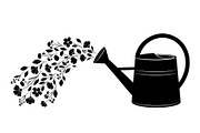 Floral Watering Can Design Bundle, an Illustration by Gaye Art (Thumbnail 15 of 31)