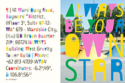UT Ayonah - A Playful Display Font, a Sans Serif Font by Universitype (Thumbnail 9 of 14)