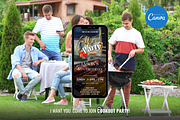 Cookout Birthday Invitation, an Invitation Template by Earth5168 (Thumbnail 2 of 9)
