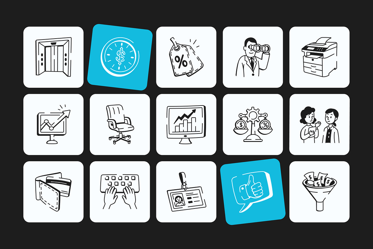 Corporate Doodle Art, an Outline Icon by Vectors Market (Photo 5 of 8)