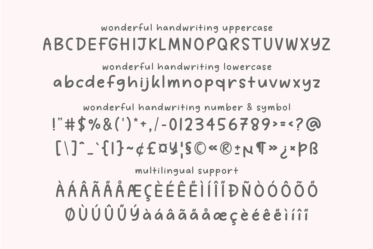 Wonderful Handwriting - Notes Font, a Handwritten Font by Keithzo (Photo 6 of 6)